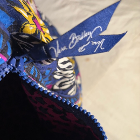 Vera Bradley African Violet Blue Floral Tote Set of 3 2014 fall to 2015 spring. - Picture 6 of 16